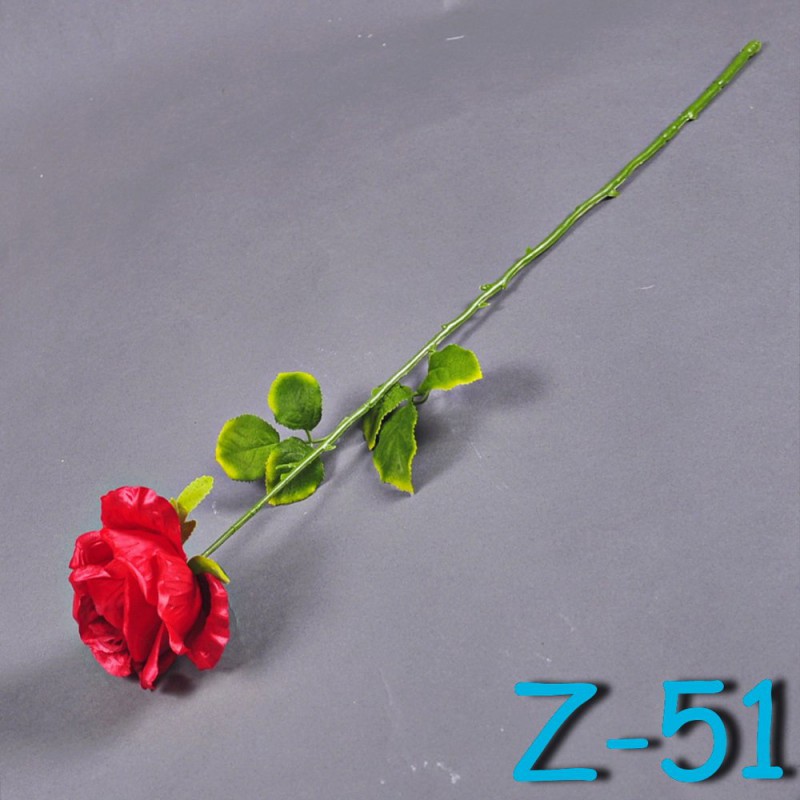 Z - 51 роза атлас на ножке
